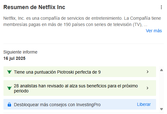 Fuente: InvestingPro