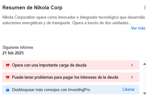 ProTips de Nikola - InvestingPro
