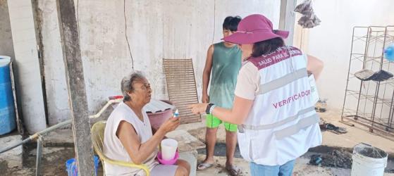 Realiza Salud CDMX acciones de saneamiento en Guerrero tras Huracán “Otis”