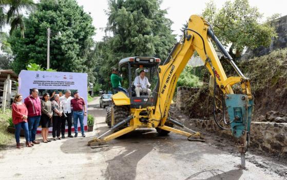 Inicio modernización del sistema de agua potable en Tetela del Volcán