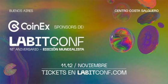 ¡Empieza la cuenta regresiva para LABITCONF! CoinEx presente en la edición mundialista del 2022