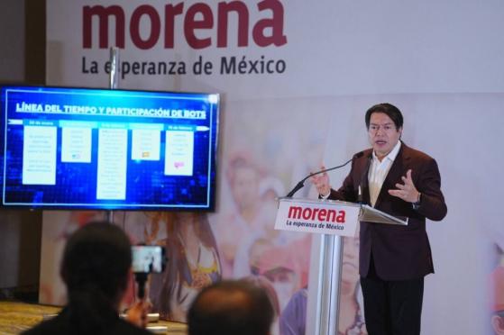 Mario Delgado denuncia estrategia internacional para ensuciar elecciones en el país