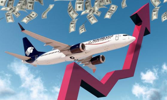 Acciones de Aeroméxico hilan cuatro días de ganancias y suben más de 18%