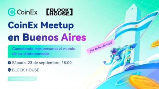 CoinEx realizará MeetUp en la ciudad de Buenos Aires este 23 de septiembre