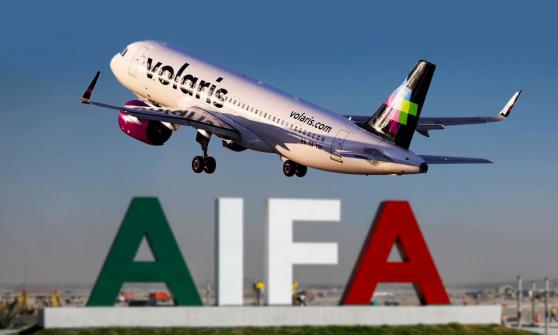 Volaris aumenta oferta en el AIFA y reiniciará operaciones en Toluca