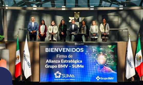 SUMe y BMV firman alianza para impulsar el desarrollo de criterios ASG