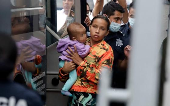 Rescatan 230 migrantes en Puebla, menores viajaban sin acompañamiento
