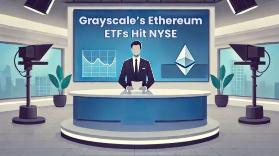 Los ETFs de Ethereum de Grayscale llegan a NYSE, USD $1.000 millones se trasladan a Coinbase y Minotaurus en preventa 