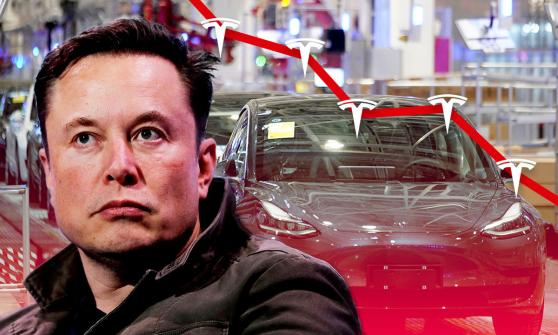 Tesla, de Elon Musk, reduce producción ante baja demanda y sus acciones se desploman