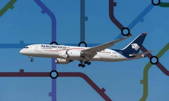 Aeroméxico anuncia cuatro rutas nuevas desde el AICM