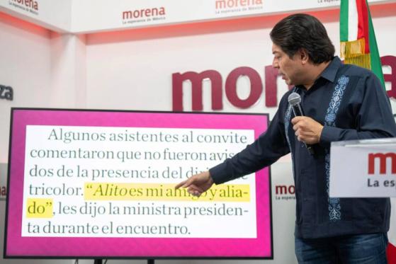 Mario Delgado exige a presidenta de la SCJN no intervenir en el proceso electoral
