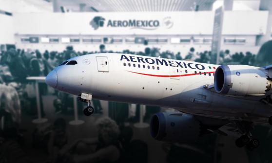 Aeroméxico supera el tráfico de pasajeros en enero respecto a 2021