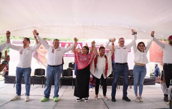 Clara Brugada sella Pacto De Movilidad y Seguridad en Cuajimalpa de Morelos