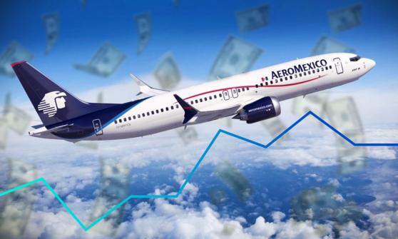 Aeroméxico ‘esquiva’ alza en combustibles; ingresos crecen más de 60% en 3T22