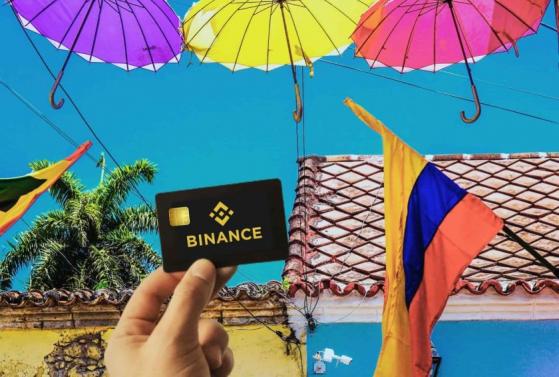 Binance introduce su tarjeta Mastercard de criptomonedas en Colombia 