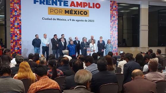 Frente Amplio Por México anuncia sus 4 aspirantes a la candidatura presidencial