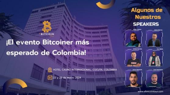 Comienza la cuenta regresiva para El Bitcoin Tour, evento que llegará a Cúcuta los días 22 y 23 de marzo