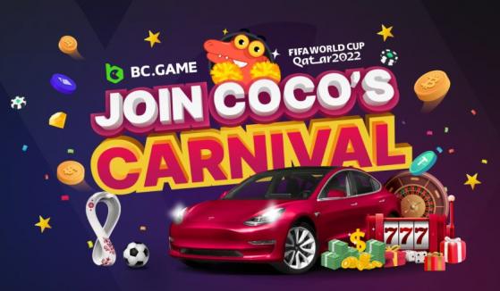 Únase ahora a «Coco’s Carnival» y gane hasta USD $2 millones o un Tesla