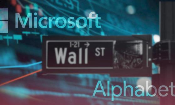 Pérdidas de Google y Microsoft pesan sobre Wall Street; cae luego de tres días al alza