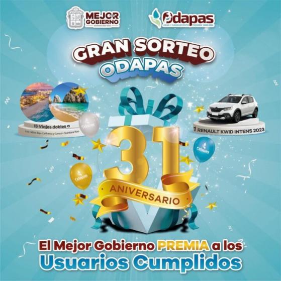 Participarán más de 56 mil usuarios en el magno sorteo de ODAPAS este domingo en Tecámac