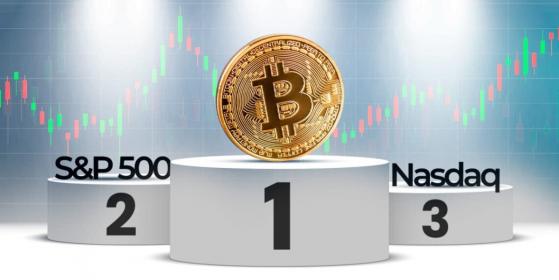 Análisis Bitcoin: con un crecimiento del 156% superó al NASDAQ, S&P 500 y al oro