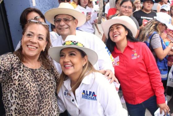 Alfa González llama a Tlalpenses a votar con responsabilidad