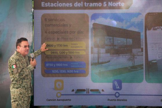 AMLO inauguró tramo Cancún-Playa del Carmen del Tren Maya