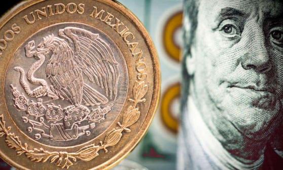 Peso mexicano, con ligera depreciación ante temores por nueva subida a la tasa de la Fed