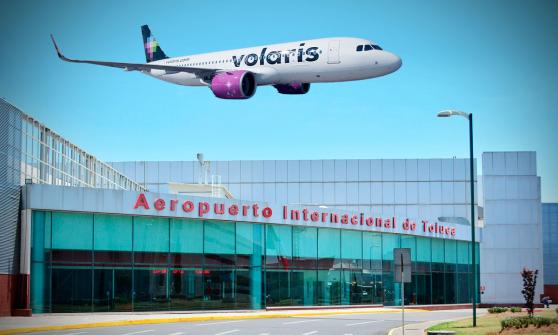 Volaris marca regreso de vuelos comerciales al aeropuerto de Toluca