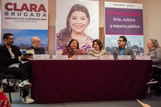 Para Clara Brugada la cultura debe ser prioridad en la CDMX