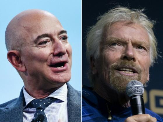 Bezos vs. Branson: se acelera carrera espacial multimillonaria
