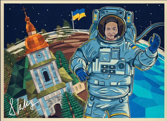 El astronauta estadounidense Scott Kelly lanza el primer NFT para apoyar a Ucrania