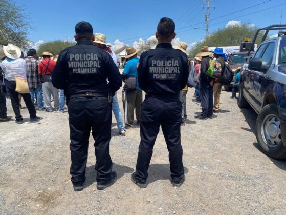 Autoridades supervisan avance de peregrinos en el Semidesierto