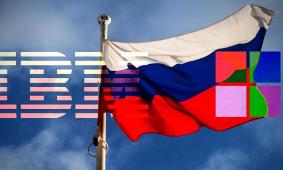 Microsoft reducirá sus operaciones en Rusia; IBM líquida negocio en Moscú