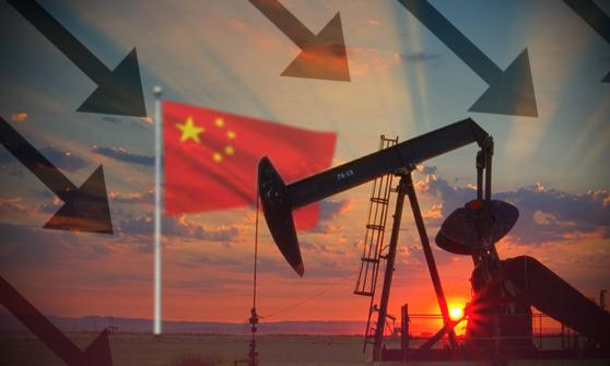Petróleo se hunde más de 1% debido a los datos decepcionantes de demanda china